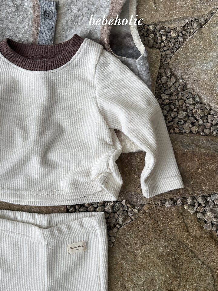 Bebe Holic - Korean Baby Fashion - #babylifestyle - Pepper Shirring Set - 5