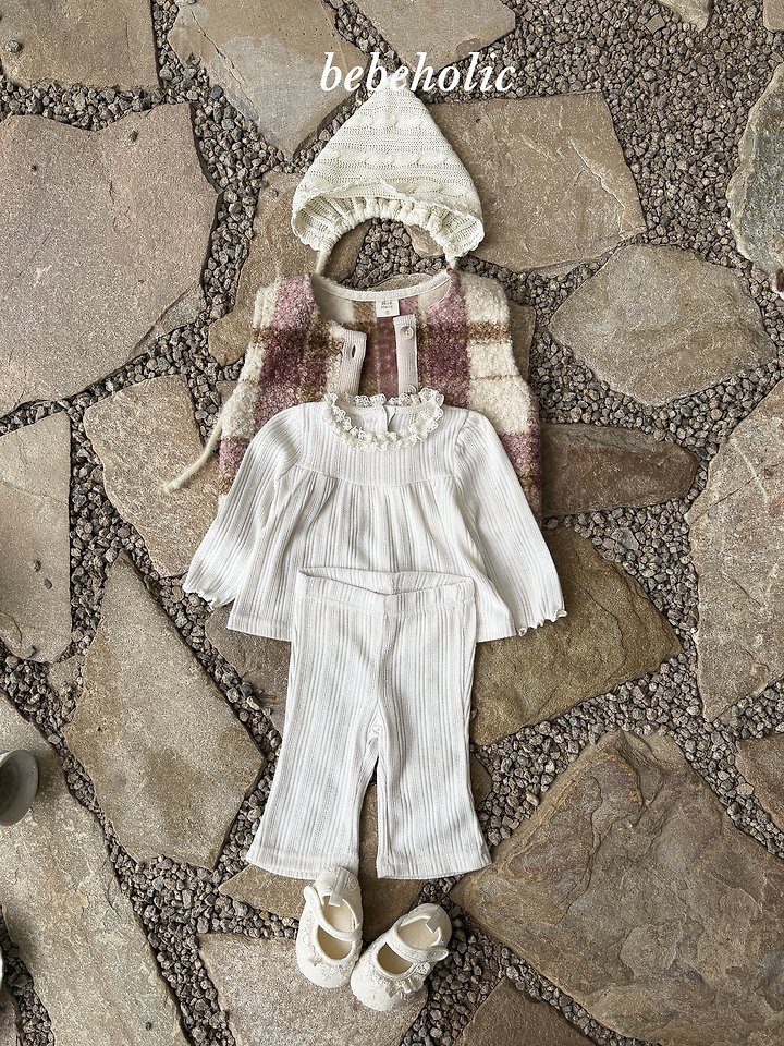 Bebe Holic - Korean Baby Fashion - #babygirlfashion - Morning Shirring Set - 4