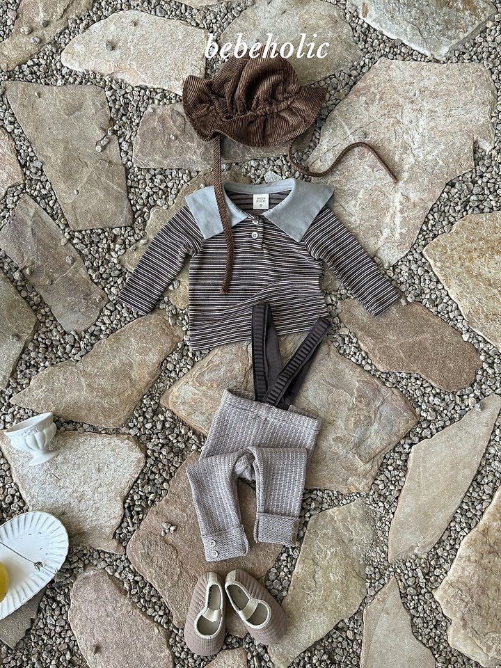Bebe Holic - Korean Baby Fashion - #babylifestyle - Kenny Collar Tee - 2