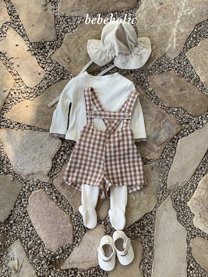 Bebe Holic - Korean Baby Fashion - #babygirlfashion - Aco Suspender Pants - 4