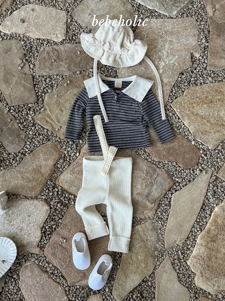 Bebe Holic - Korean Baby Fashion - #babyoninstagram - Kenny Collar Tee - 3