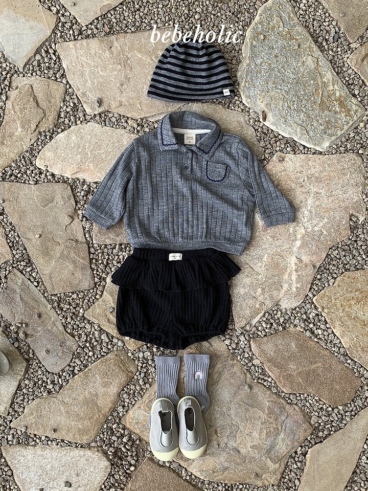 Bebe Holic - Korean Baby Fashion - #babyoninstagram - Teeny Collar Tee - 2