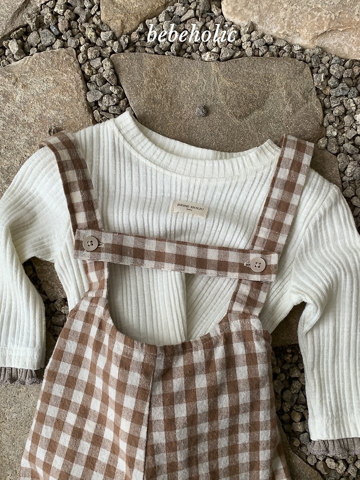 Bebe Holic - Korean Baby Fashion - #babyoninstagram - Aco Suspender Pants - 5