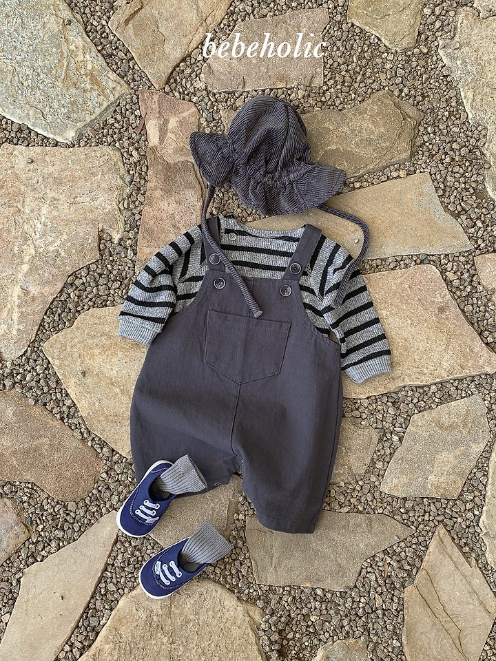 Bebe Holic - Korean Baby Fashion - #babyoninstagram - Day Suspender Suit - 3