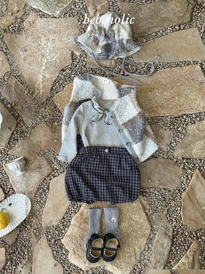 Bebe Holic - Korean Baby Fashion - #babyootd - Cuckoo Suspender Suit - 8