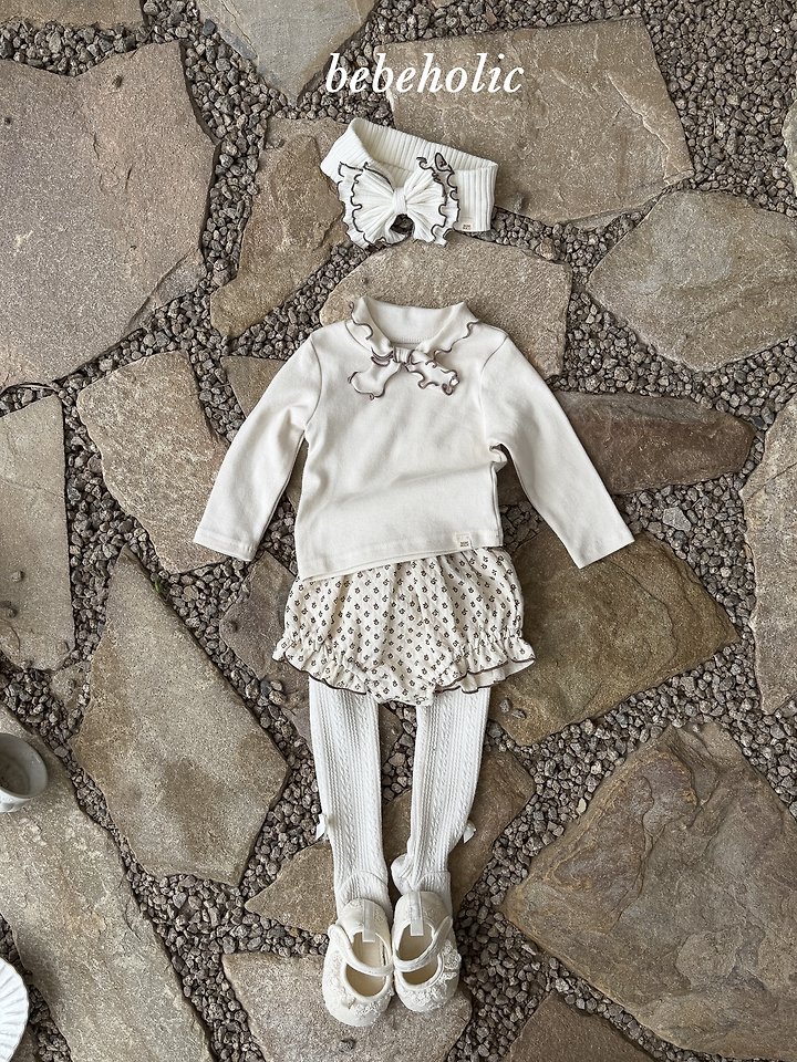 Bebe Holic - Korean Baby Fashion - #babyootd - Tie Tee - 5