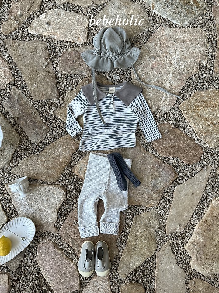 Bebe Holic - Korean Baby Fashion - #babyoninstagram - Kenny Collar Tee - 4