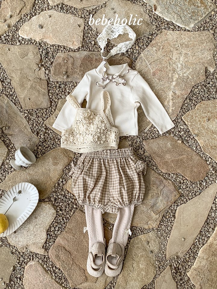 Bebe Holic - Korean Baby Fashion - #babyootd - Ribbon Bloomers - 2