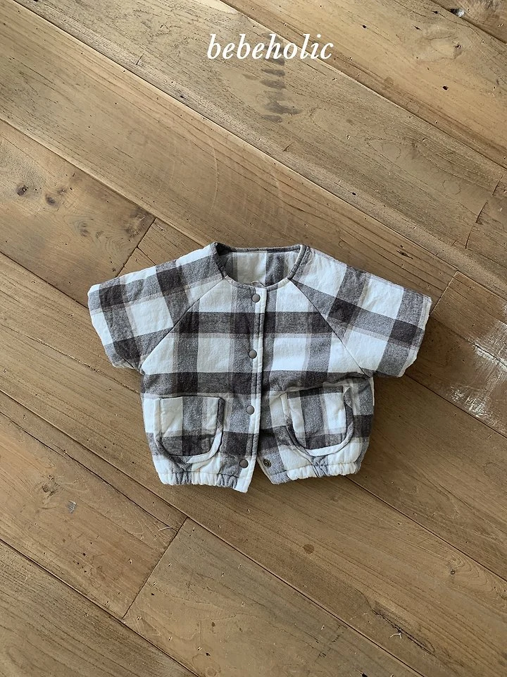Bebe Holic - Korean Baby Fashion - #babyootd - Check Jumper - 11