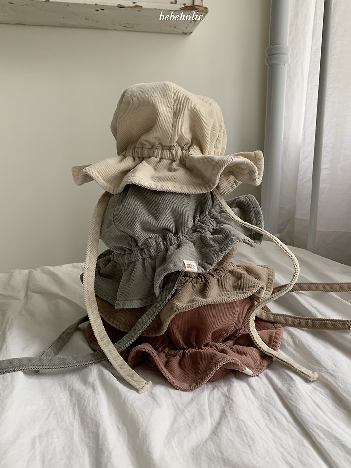Bebe Holic - Korean Baby Fashion - #babyootd - Latte Bucket Hat - 2