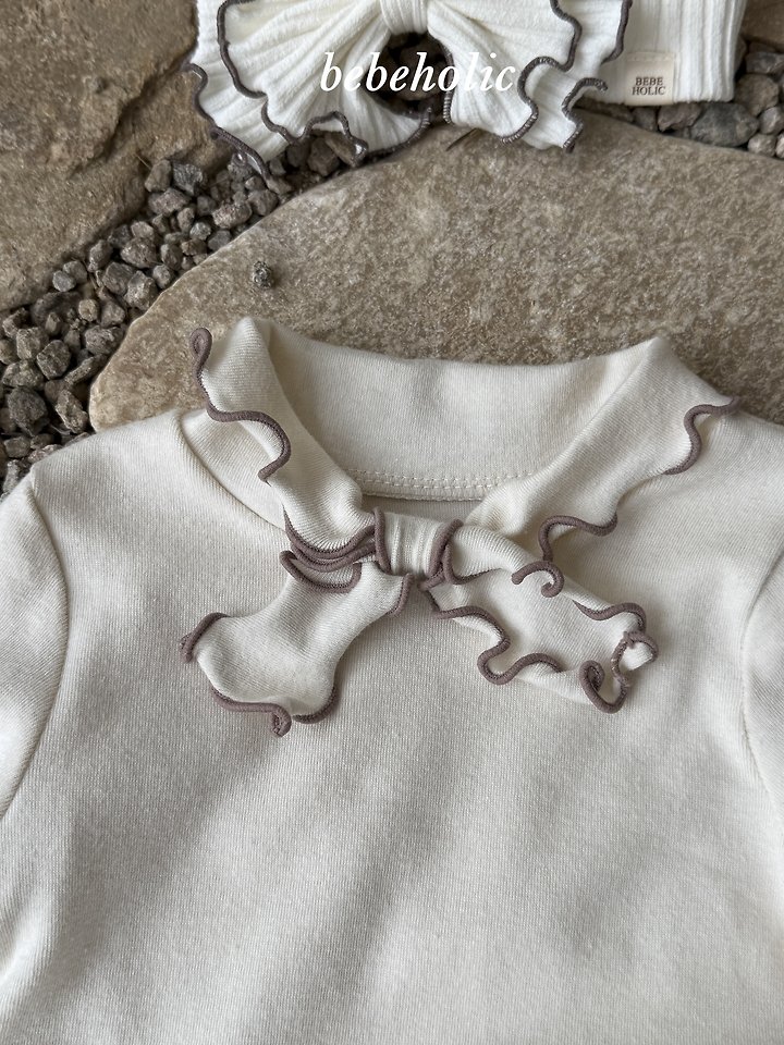 Bebe Holic - Korean Baby Fashion - #babyoutfit - Tie Tee - 6