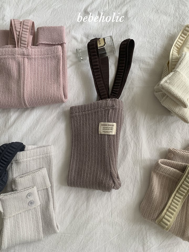Bebe Holic - Korean Baby Fashion - #babyoutfit - Claire Knit Leggings - 7
