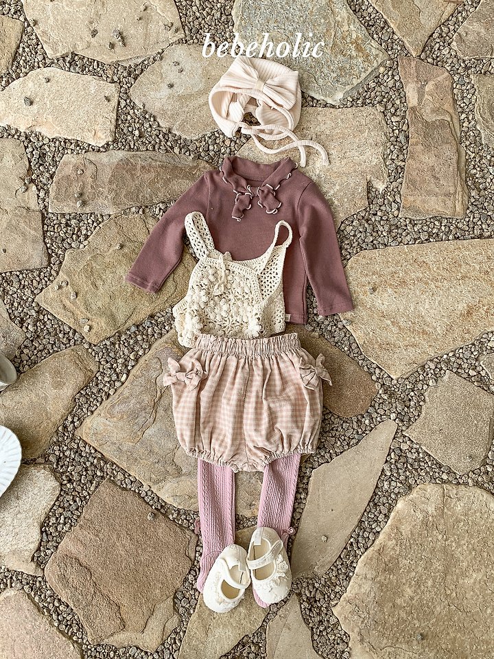 Bebe Holic - Korean Baby Fashion - #babyoutfit - Ribbon Bloomers - 3