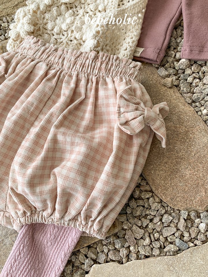 Bebe Holic - Korean Baby Fashion - #babyoutfit - Ribbon Bloomers - 4