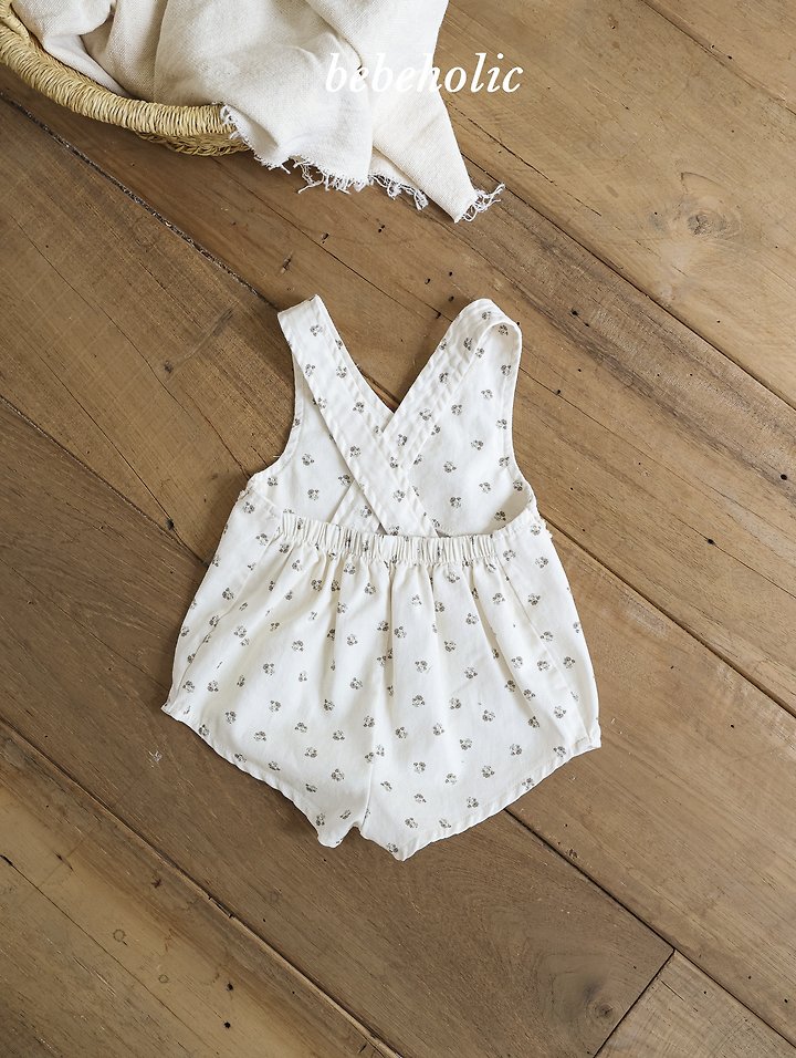 Bebe Holic - Korean Baby Fashion - #babyoutfit - Eve Suspender Suit - 11
