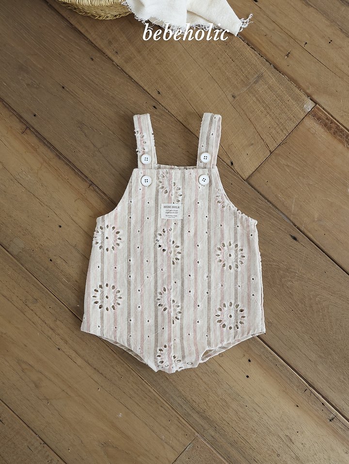 Bebe Holic - Korean Baby Fashion - #babyoutfit - Deli Suspender Suit - 10