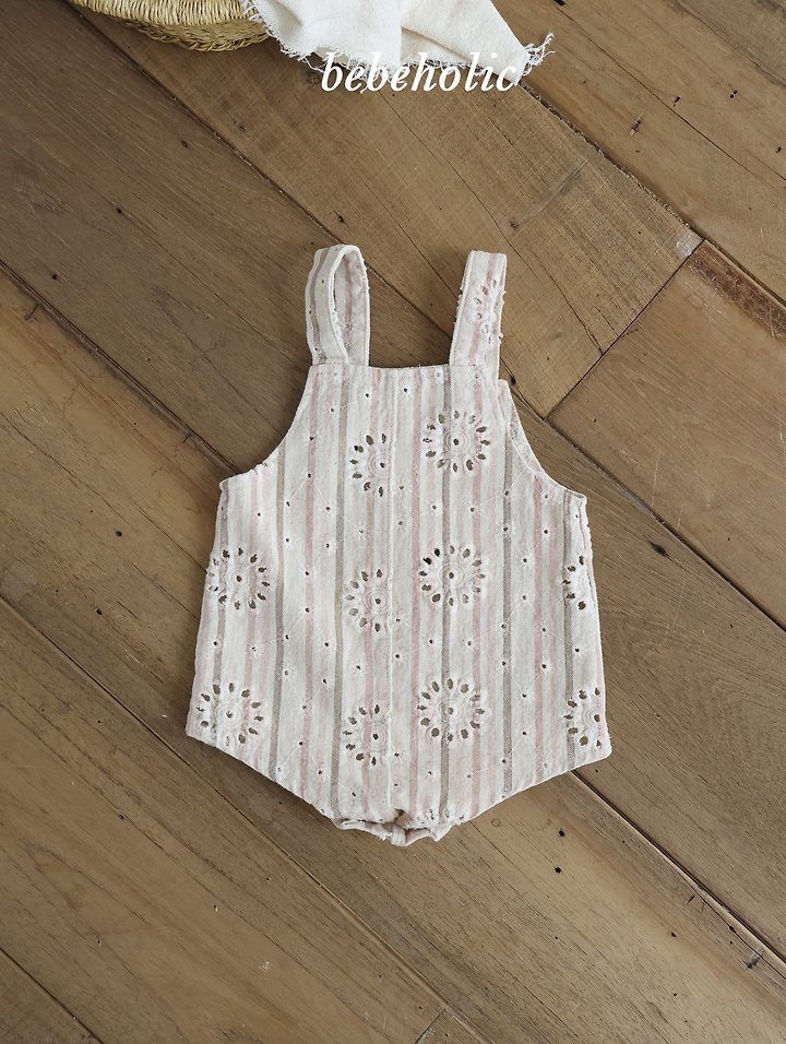 Bebe Holic - Korean Baby Fashion - #babyoutfit - Deli Suspender Suit - 11