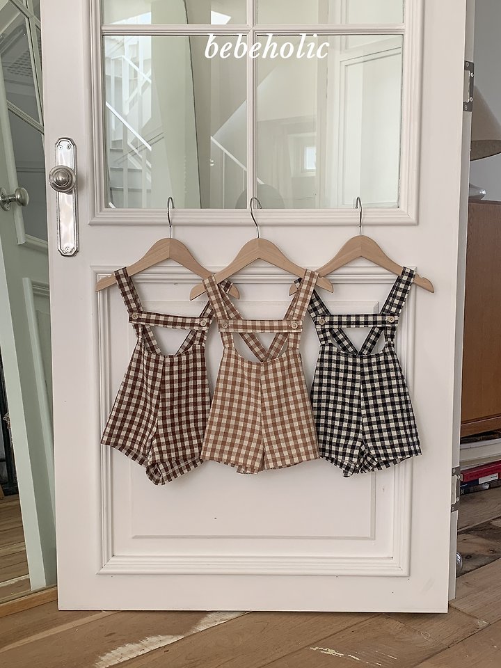 Bebe Holic - Korean Baby Fashion - #babyoutfit - Aco Suspender Pants - 7