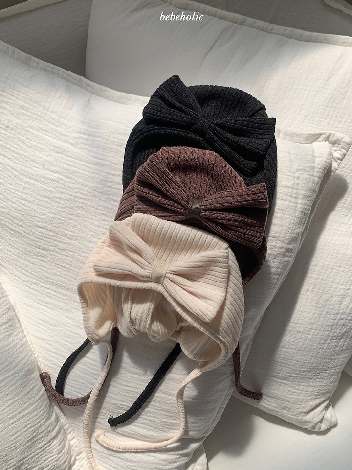 Bebe Holic - Korean Baby Fashion - #babywear - May Ribbon Bonnet