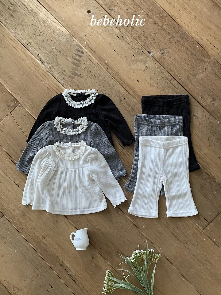 Bebe Holic - Korean Baby Fashion - #babywear - Morning Shirring Set - 9