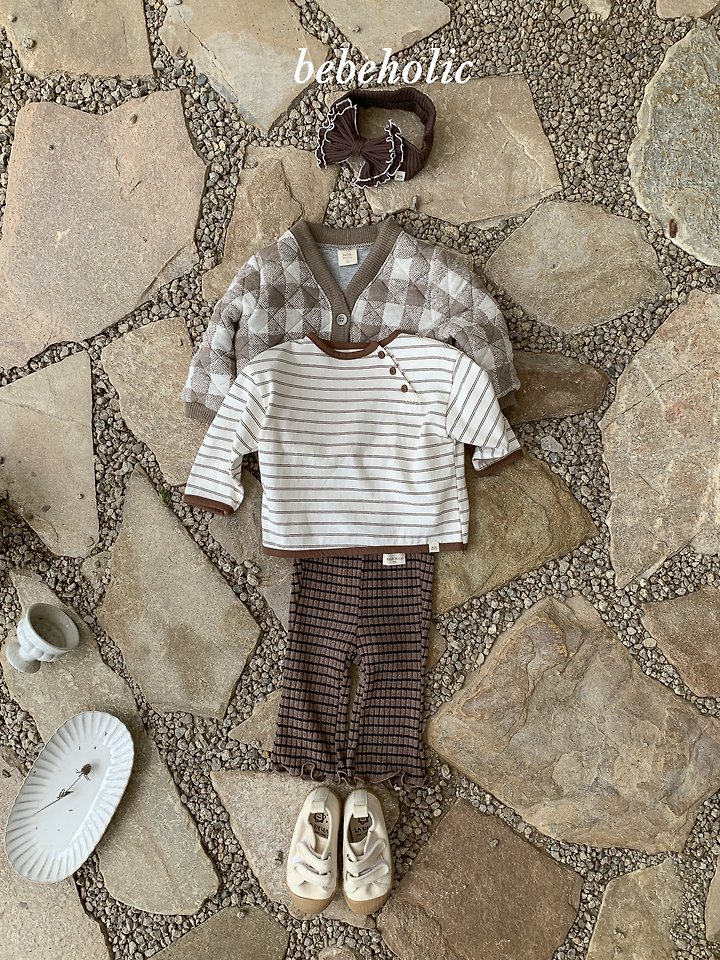 Bebe Holic - Korean Baby Fashion - #babywear - Redon Stripe Tee - 2