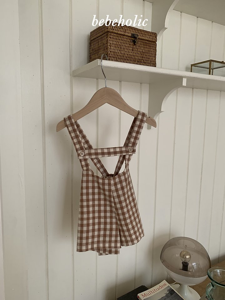 Bebe Holic - Korean Baby Fashion - #babywear - Aco Suspender Pants - 9