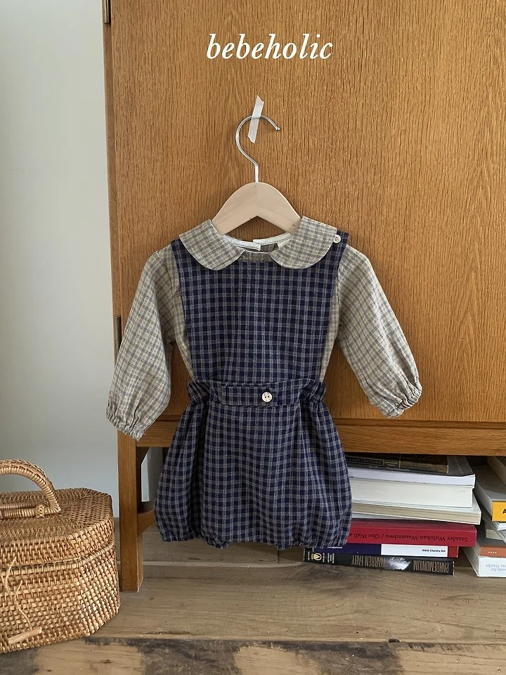 Bebe Holic - Korean Baby Fashion - #onlinebabyboutique - Cuckoo Suspender Suit - 12