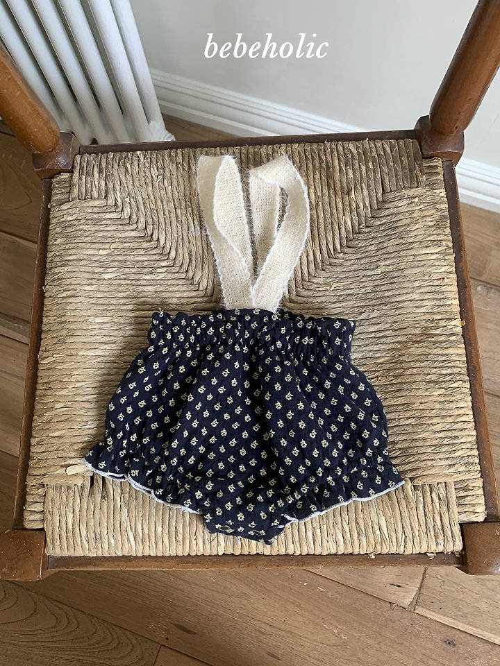 Bebe Holic - Korean Baby Fashion - #onlinebabyboutique - Leaf Suspender Bloomers - 8