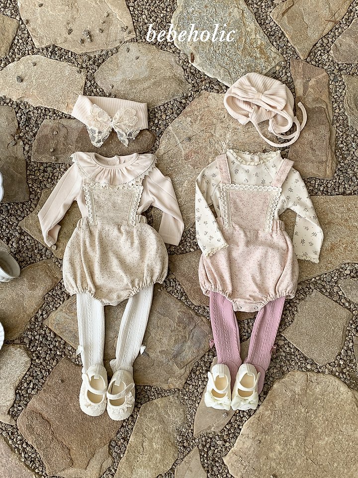 Bebe Holic - Korean Baby Fashion - #onlinebabyboutique - Noco Suspender Suit