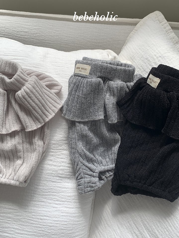 Bebe Holic - Korean Baby Fashion - #onlinebabyshop - Bibi Frill Pants - 6