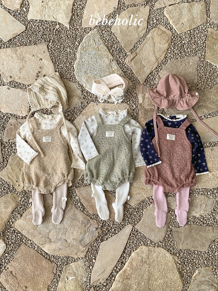 Bebe Holic - Korean Baby Fashion - #onlinebabyshop - Honey Knit Suit
