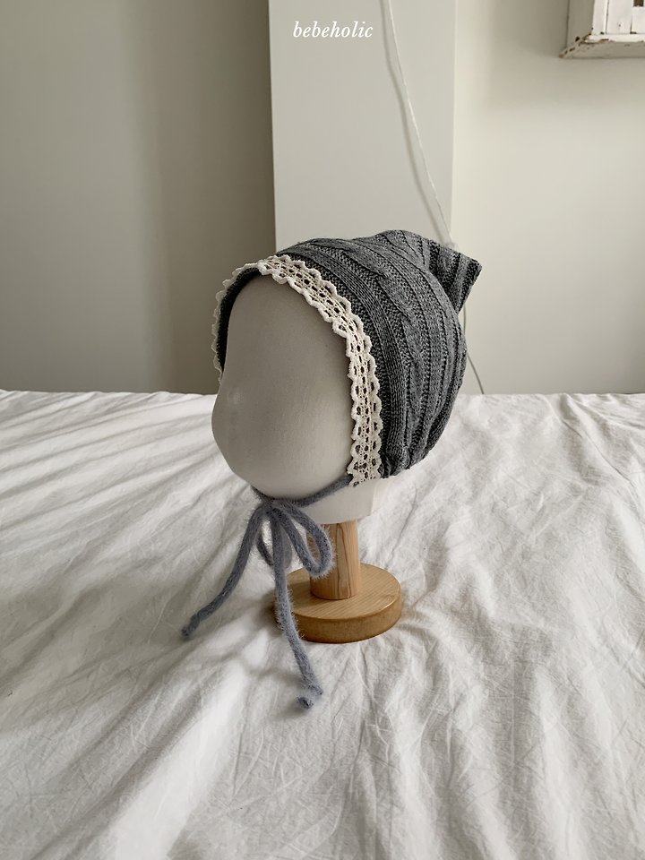 Bebe Holic - Korean Baby Fashion - #smilingbaby - Cable Knit Bonnet - 5