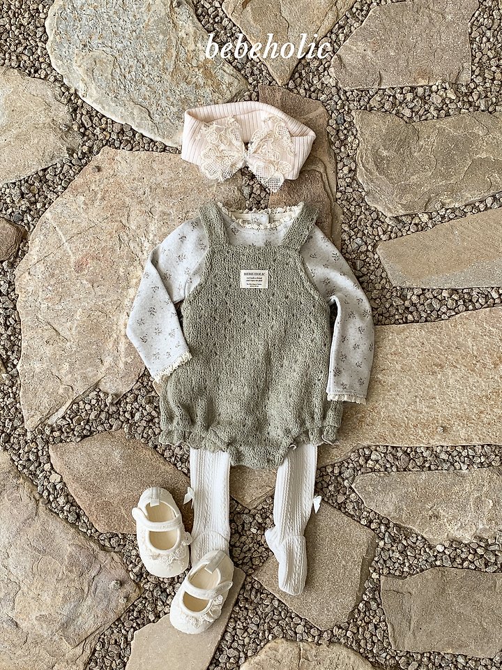Bebe Holic - Korean Baby Fashion - #smilingbaby - Honey Knit Suit - 2