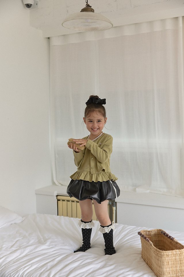 Berry Berry - Korean Children Fashion - #Kfashion4kids - Leather Balloon Skirt - 6