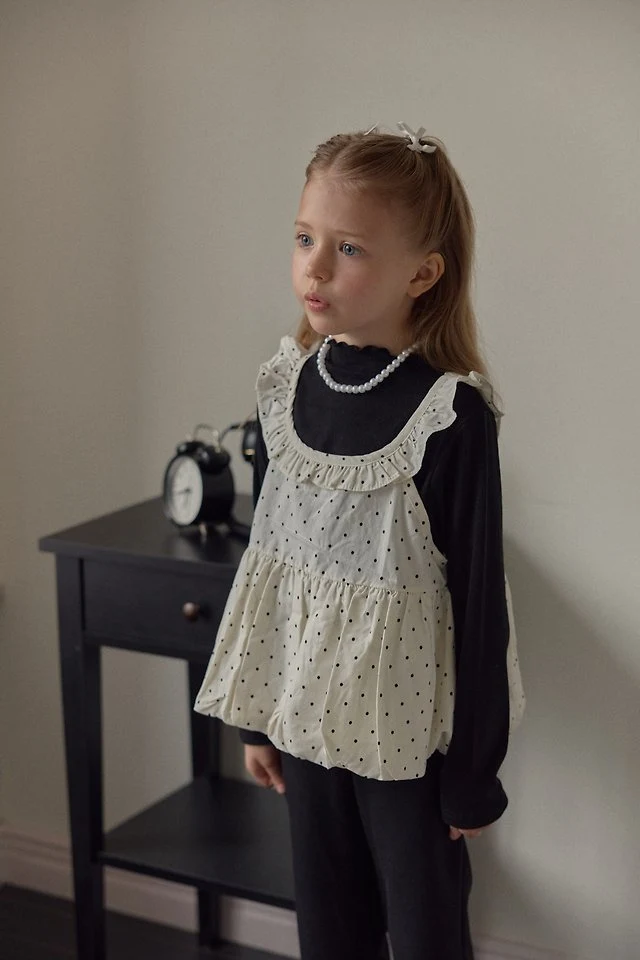 Berry Berry - Korean Children Fashion - #childofig - Chouchou Bustier Tee - 3