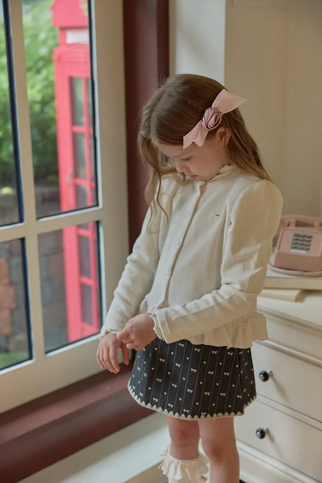 Berry Berry - Korean Children Fashion - #childofig - Melo Ribbon Skirt - 3