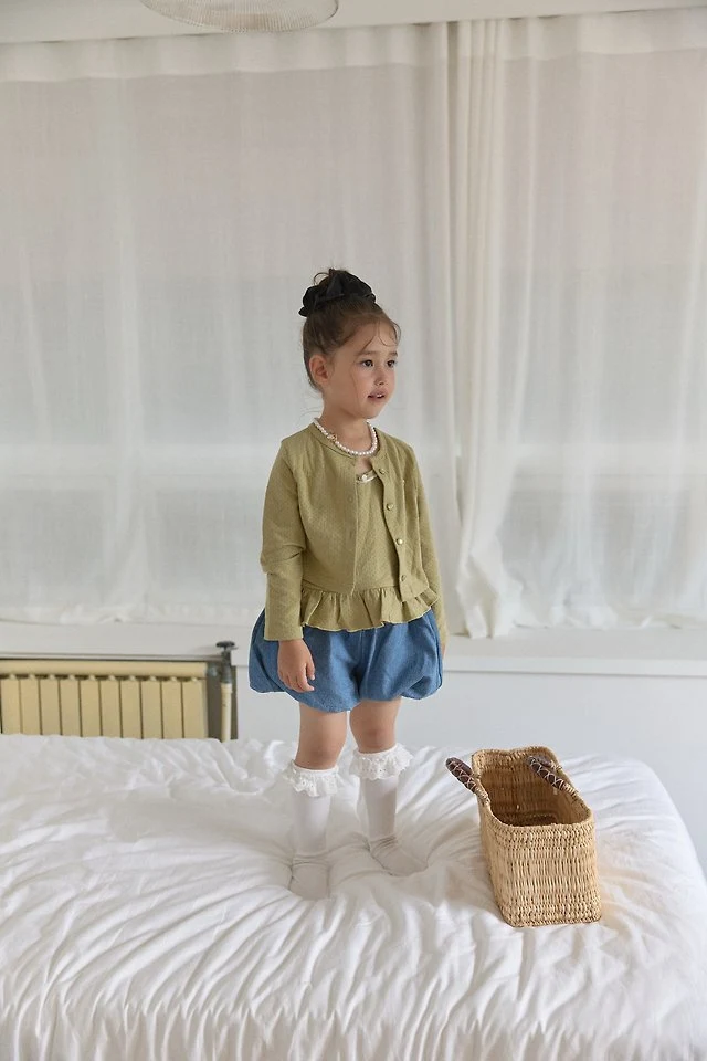 Berry Berry - Korean Children Fashion - #designkidswear - Denim Balloon Pants