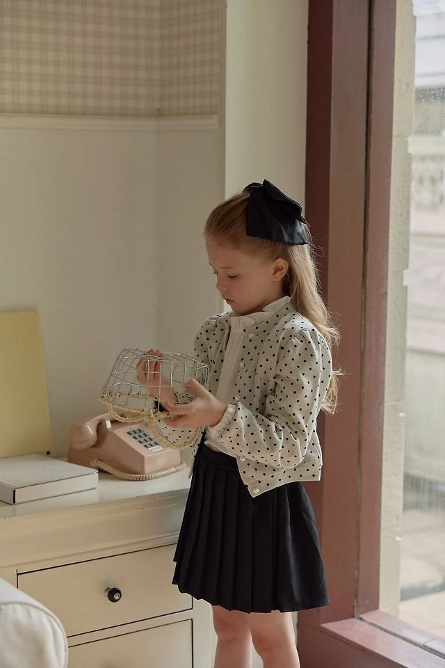 Berry Berry - Korean Children Fashion - #discoveringself - Open Tuck Blouse