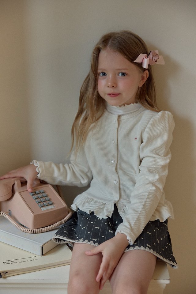 Berry Berry - Korean Children Fashion - #fashionkids - Soft Frill Cardigan - 8