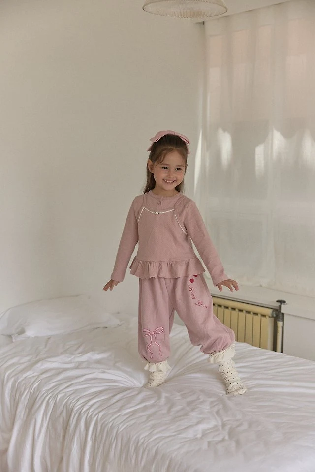 Berry Berry - Korean Children Fashion - #kidsshorts - Cottage Jogger Pants - 7