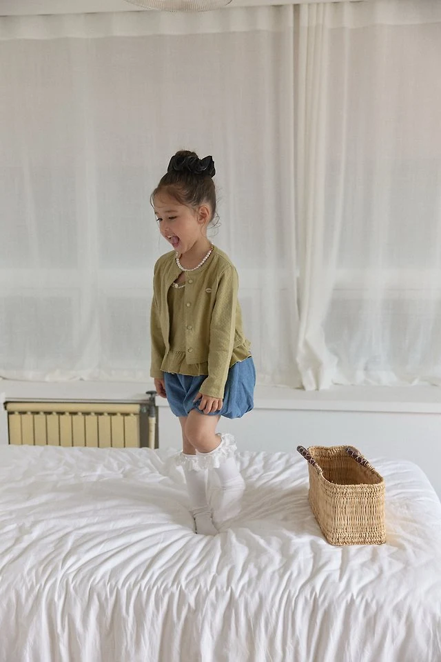 Berry Berry - Korean Children Fashion - #fashionkids - Denim Balloon Pants - 4