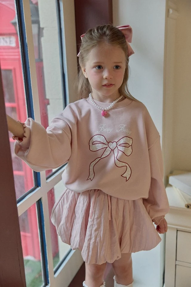 Berry Berry - Korean Children Fashion - #kidsshorts - Grace Sweatshirt - 5