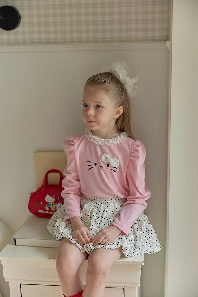 Berry Berry - Korean Children Fashion - #kidsshorts - Kitty Tee - 11
