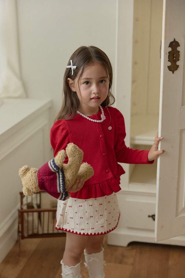 Berry Berry - Korean Children Fashion - #kidsshorts - Melo Ribbon Skirt - 8