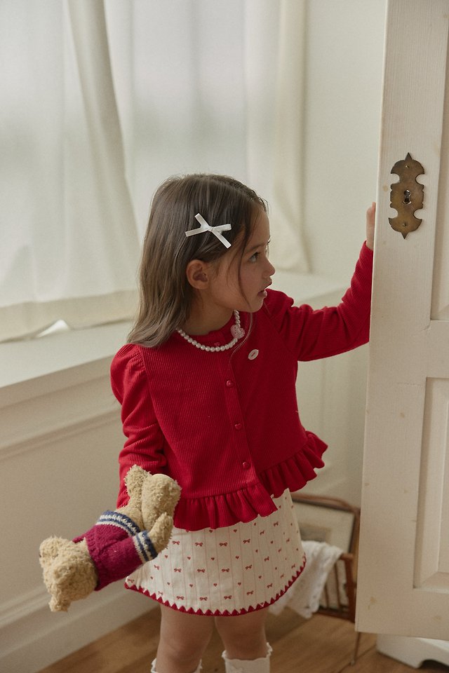 Berry Berry - Korean Children Fashion - #kidsstore - Soft Frill Cardigan - 10