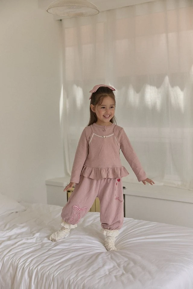 Berry Berry - Korean Children Fashion - #kidsstore - Cottage Jogger Pants - 8
