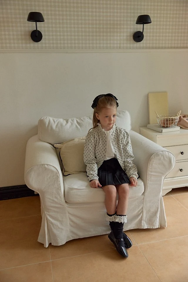 Berry Berry - Korean Children Fashion - #kidsshorts - Open Tuck Blouse - 4
