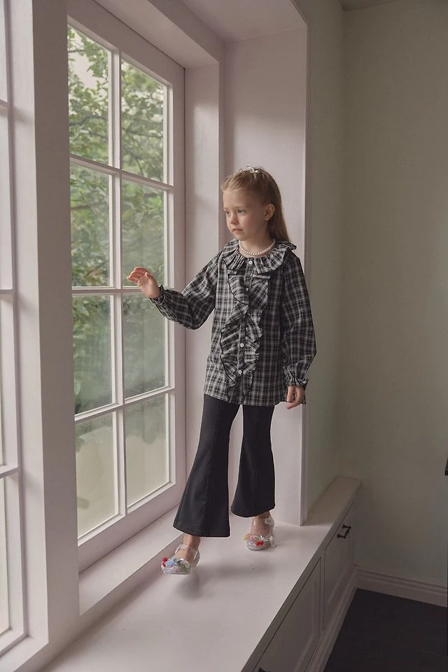 Berry Berry - Korean Children Fashion - #kidsstore - Pintuck Lace Pants - 3