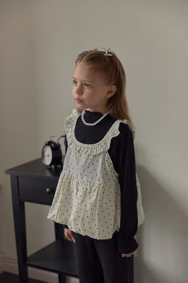 Berry Berry - Korean Children Fashion - #kidsstore - Chouchou Bustier Tee - 10