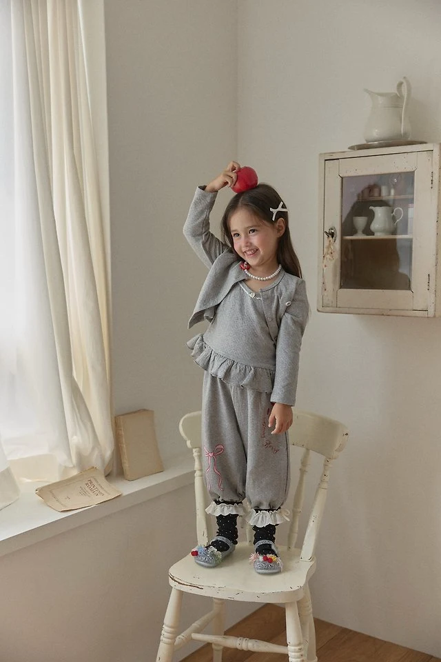 Berry Berry - Korean Children Fashion - #kidsstore - Kkukku Cardigan Set - 7